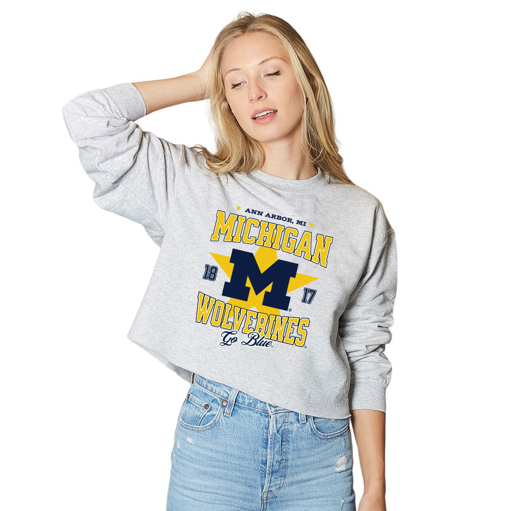 University of Michigan Stars Crewneck | lojobands