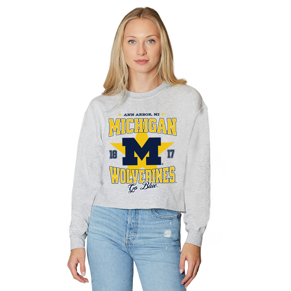 University of Michigan Stars Crewneck | lojobands