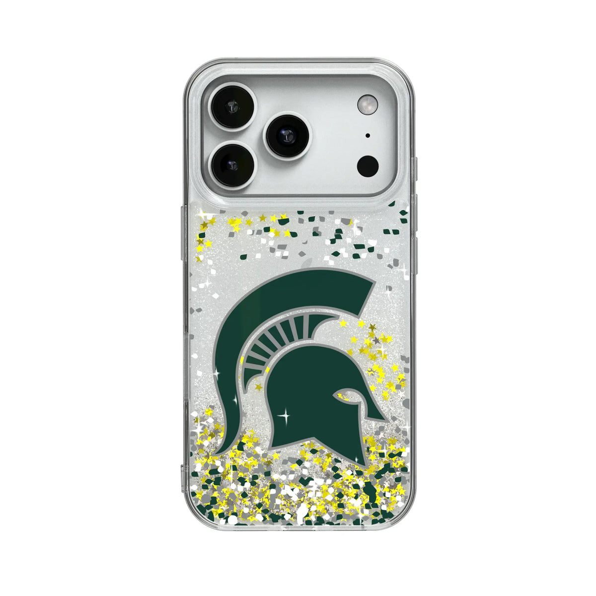 Michigan State University Spartans Confetti Glitter Phone Case 19