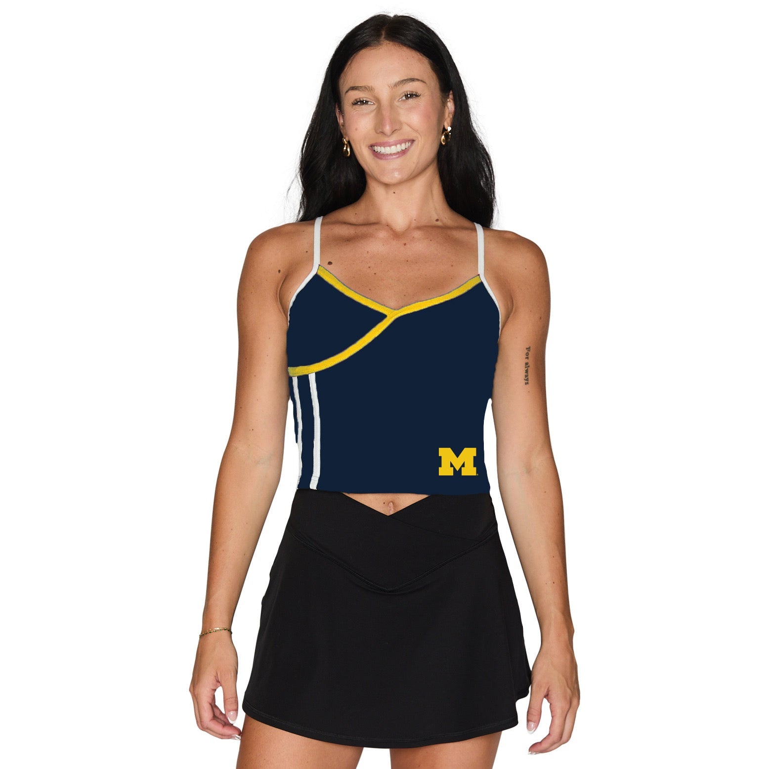 University of Michigan Contrast Spaghetti Tank | lojobands