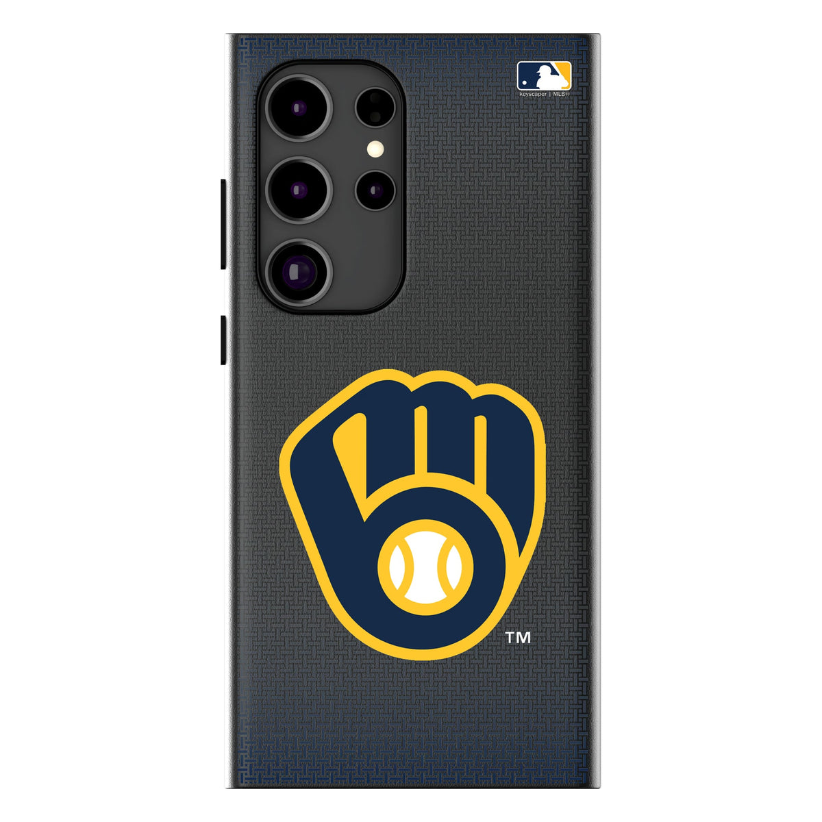 Milwaukee Brewers Linen MagSafe Compatible Phone Case for Samsung Galaxy 12