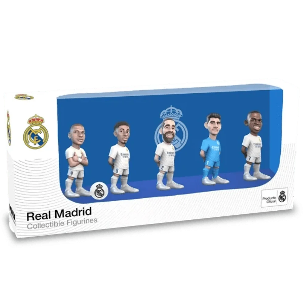 Minix Real Madrid 7 CM 5-Pack - Courtuois, Vinicius, Bellingham, Carvajal, Mbappe 1