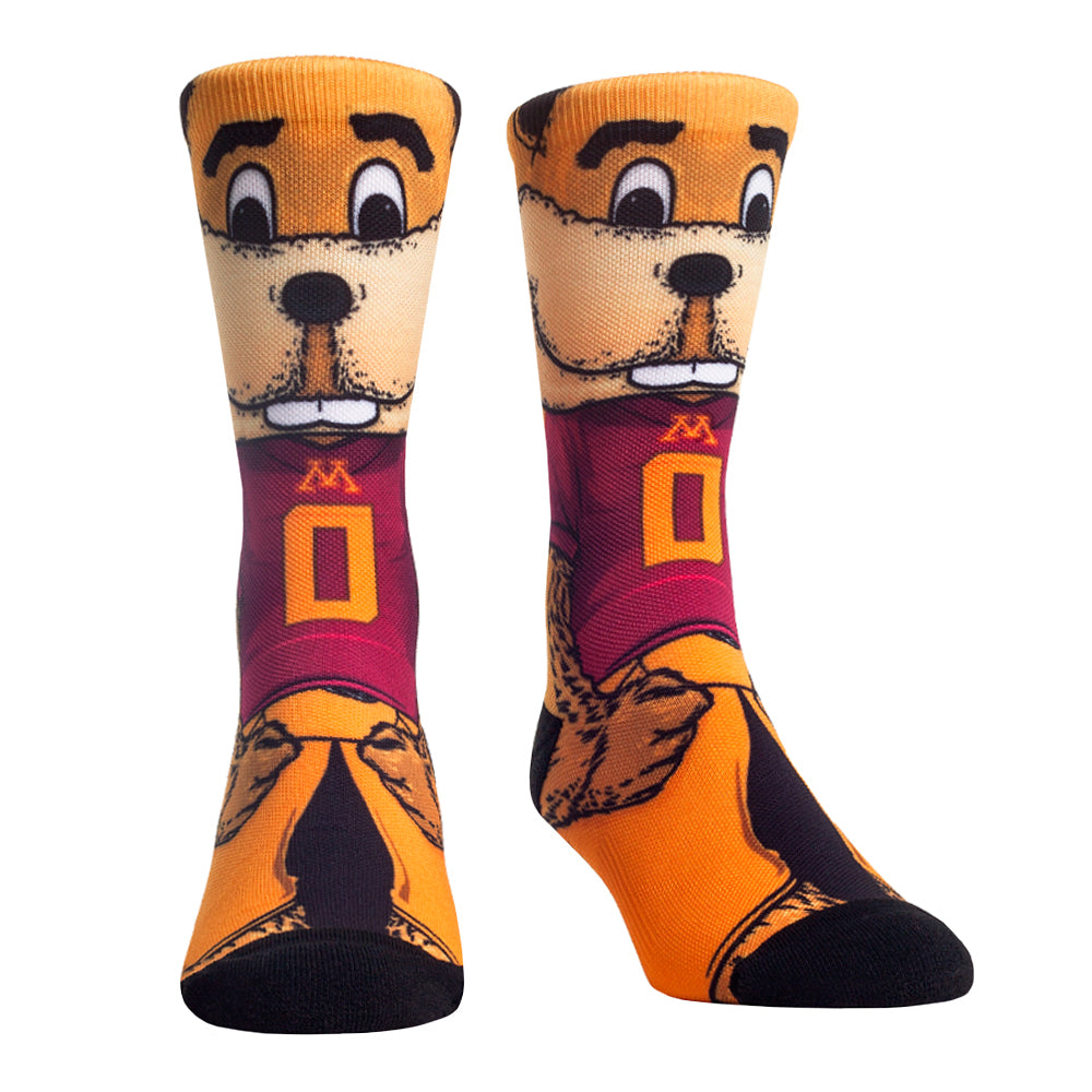 Minnesota Golden Gophers - HyperOptic Mascot | Rock 'Em Socks