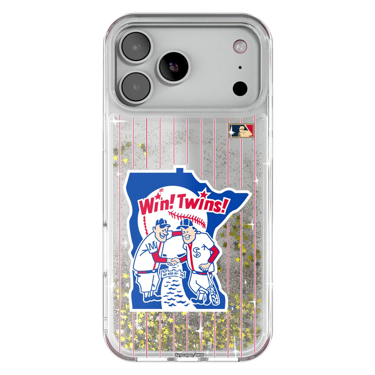 Minnesota Twins 1976-1986 - Cooperstown Collection Pinstripe Glitter Phone Case 20
