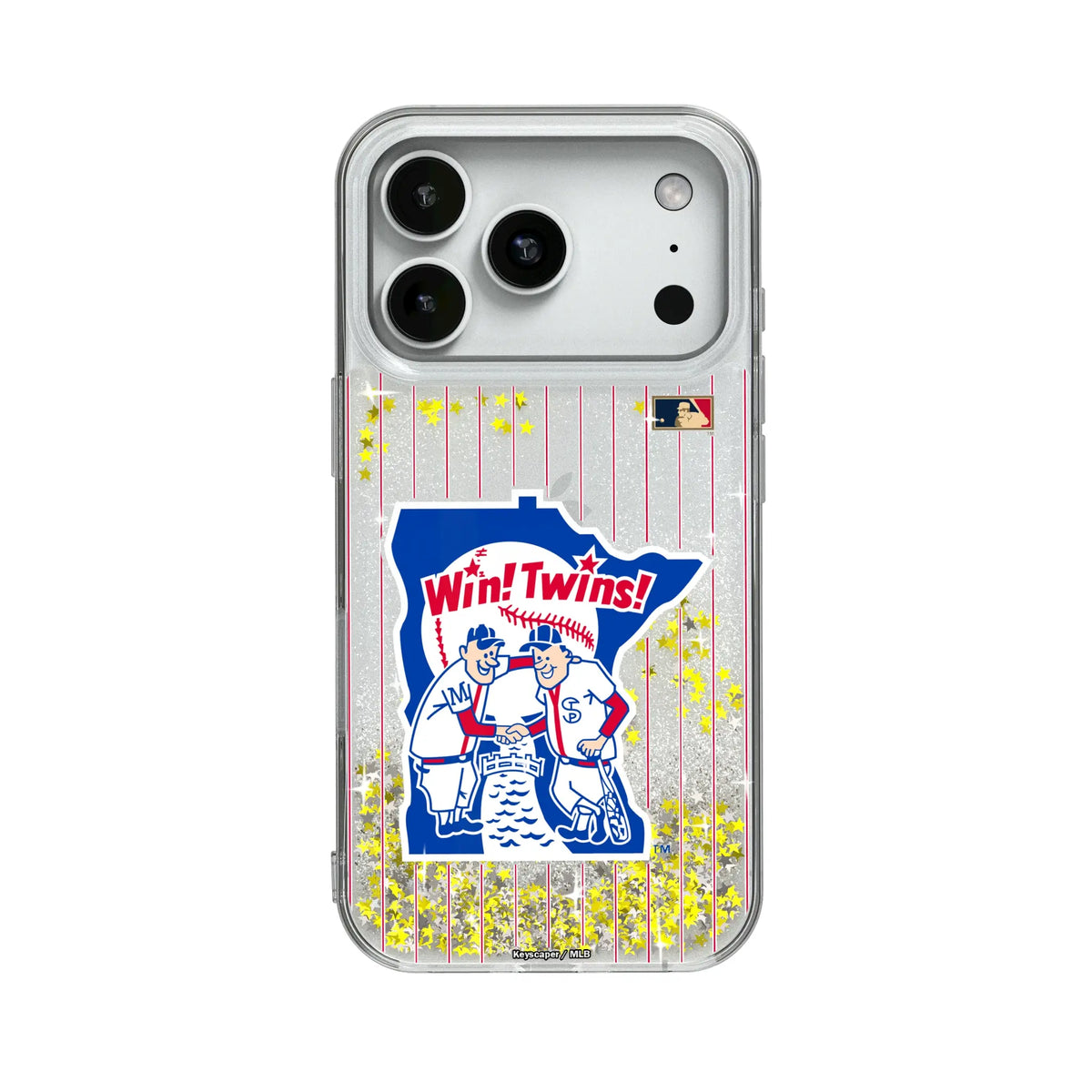 Minnesota Twins 1976-1986 - Cooperstown Collection Pinstripe Glitter Phone Case 19