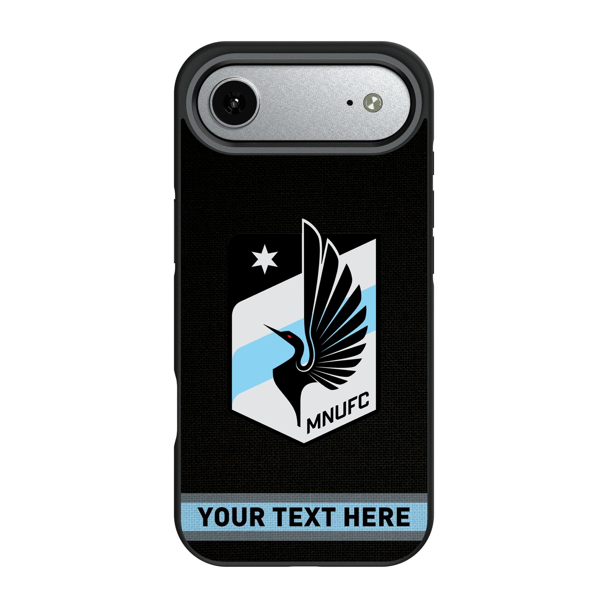 Minnesota United FC Personalized Stripe Bump Phone Case for Apple iPhone 10