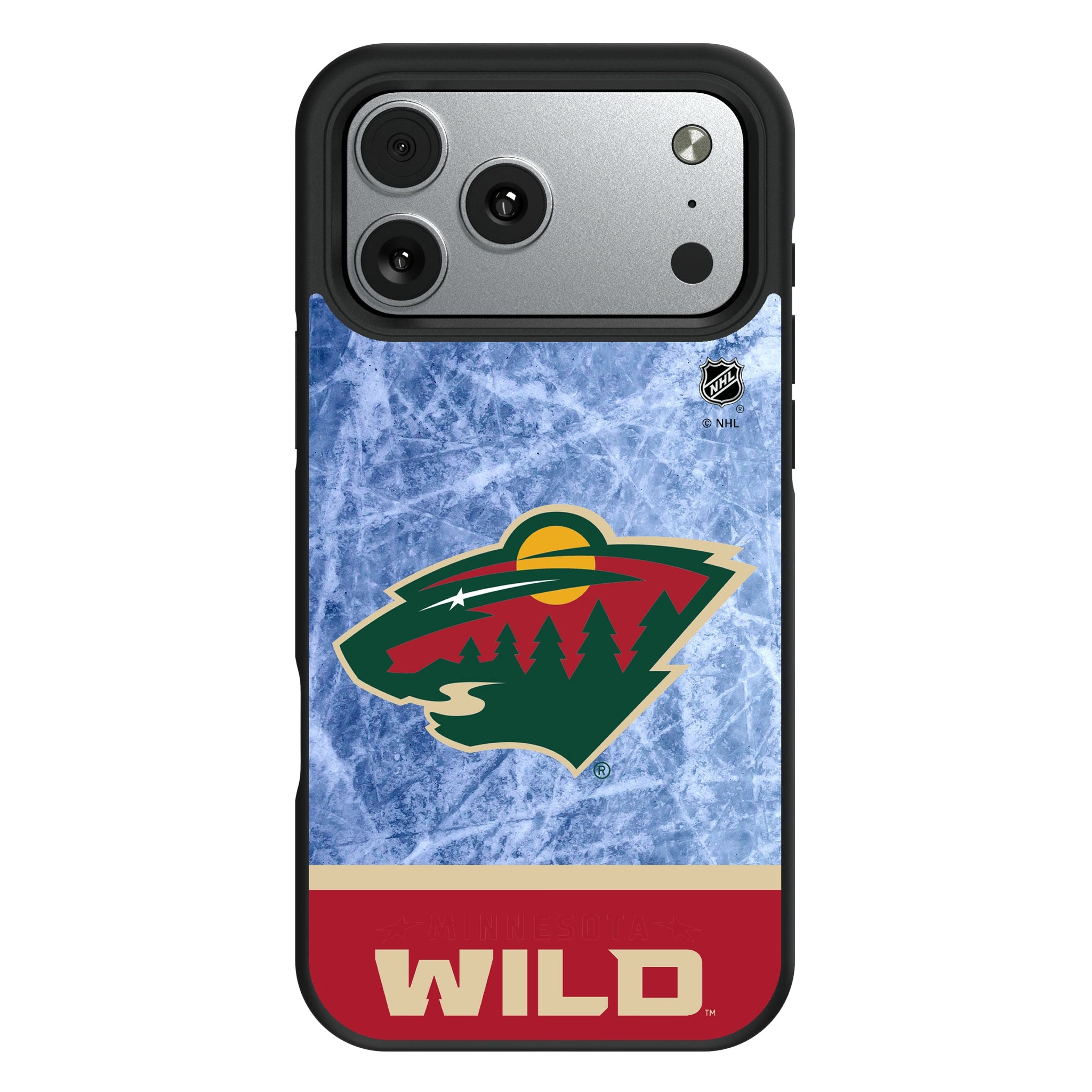 Minnesota Wild Ice Wordmark Bump Phone Case 10