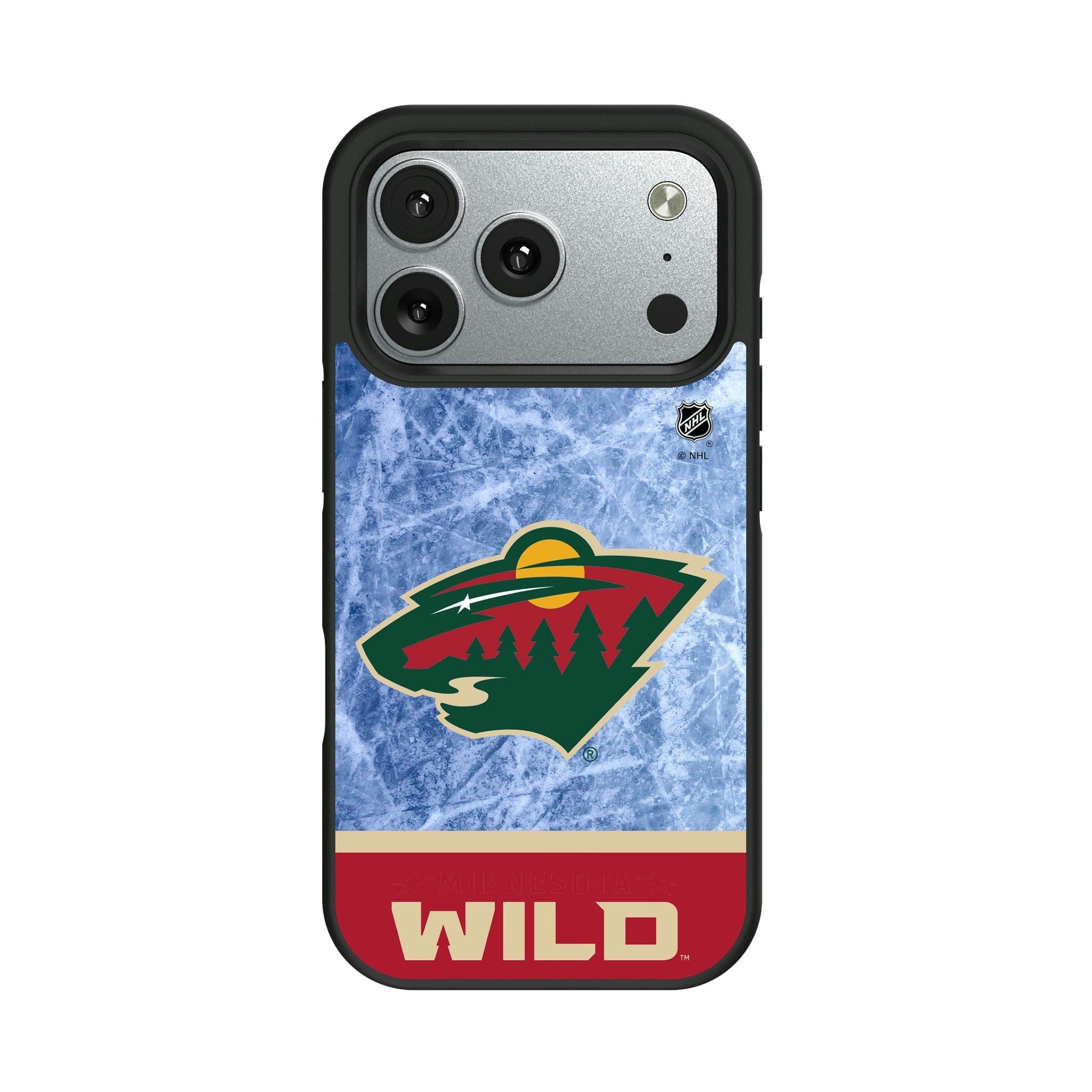 Minnesota Wild Ice Wordmark Bump Phone Case 9