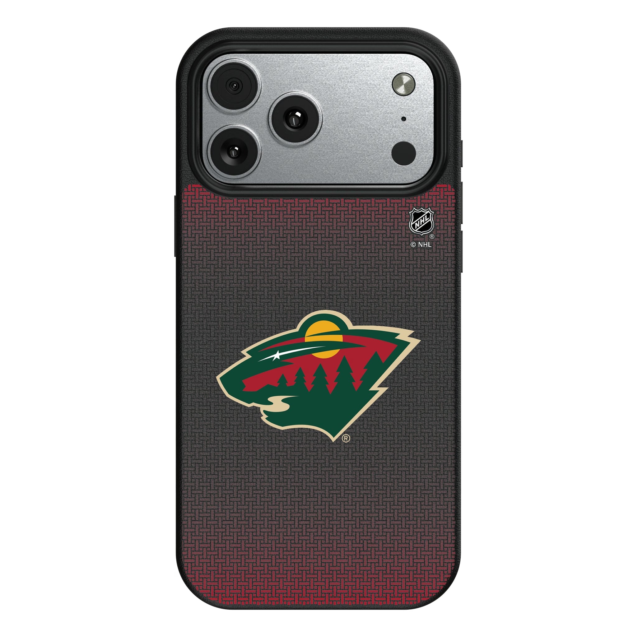 Minnesota Wild Linen MagSafe Compatible Phone Case for Apple iPhone 10