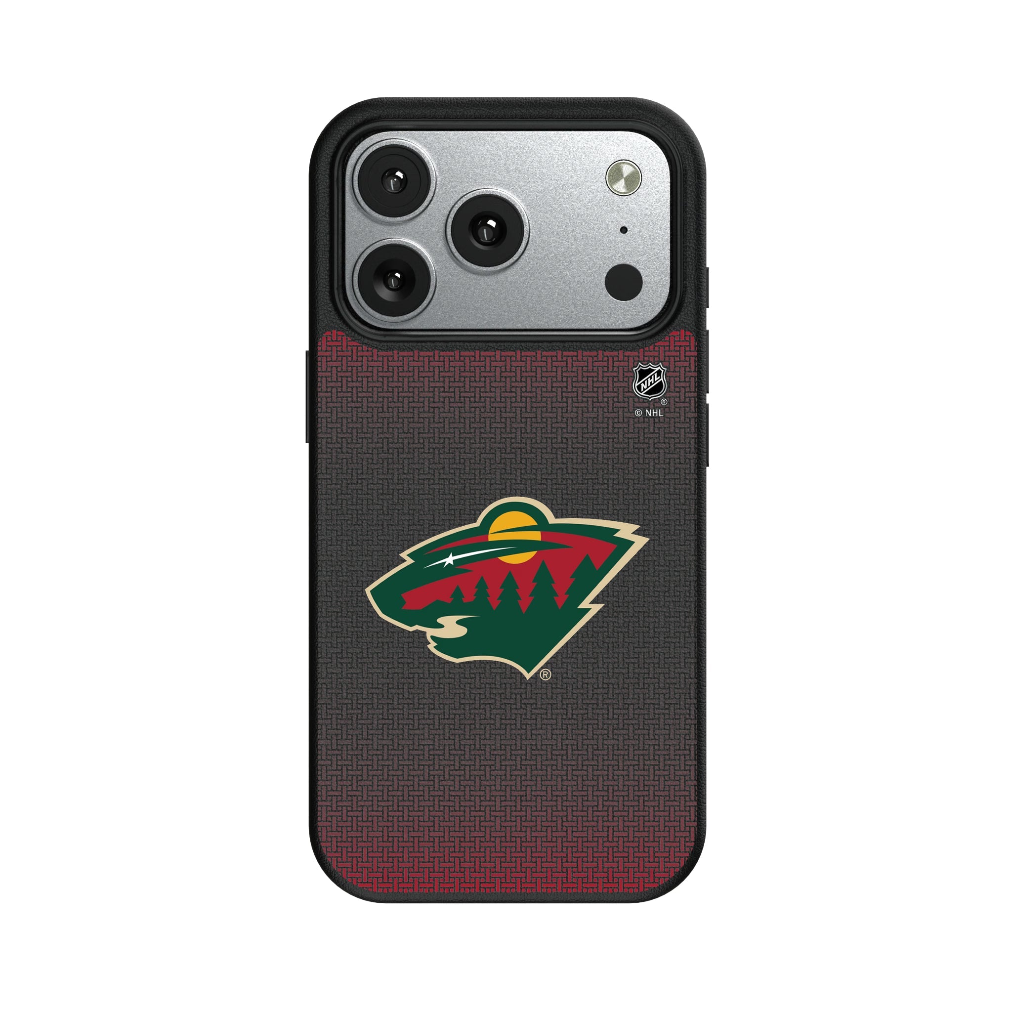 Minnesota Wild Linen MagSafe Compatible Phone Case for Apple iPhone 9
