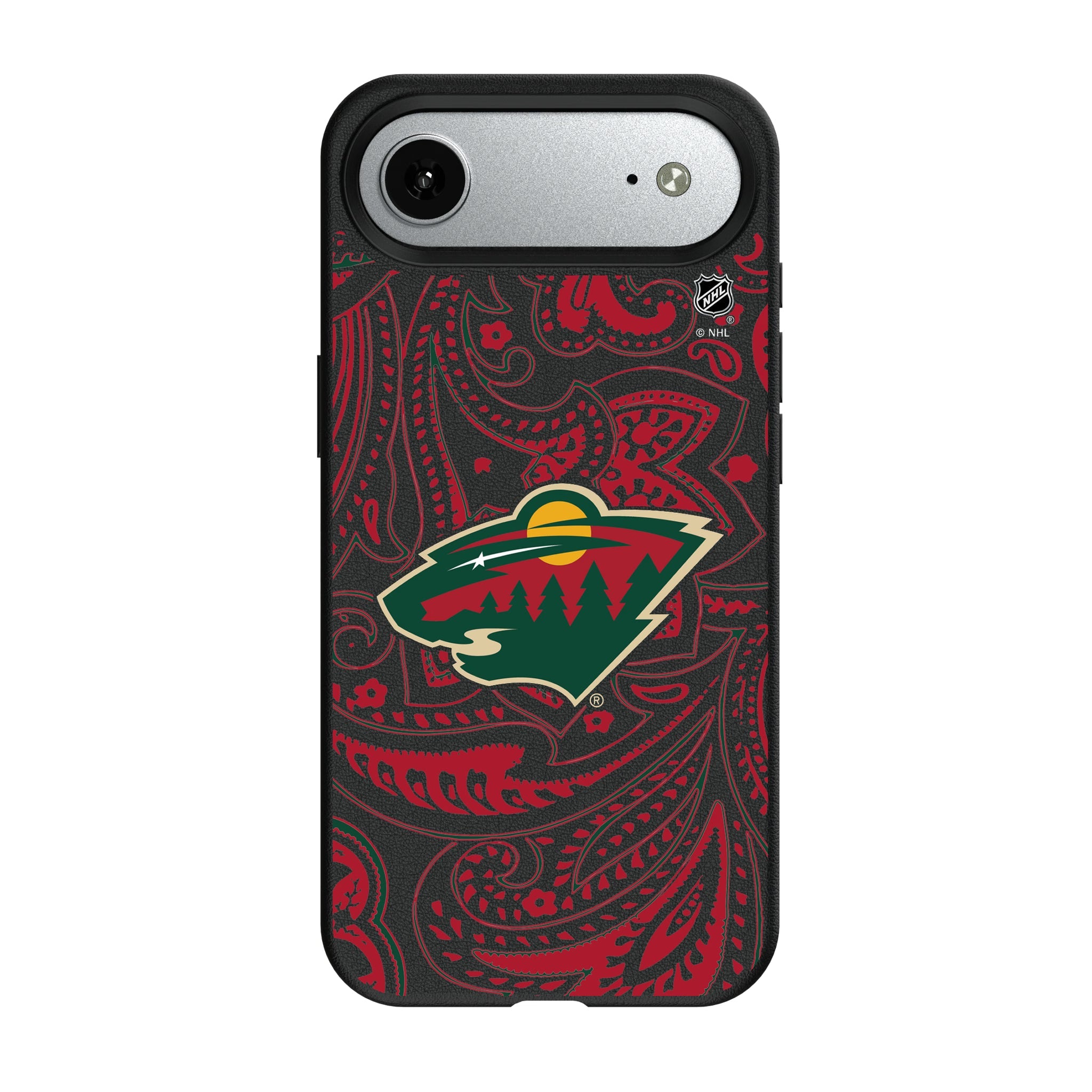 Minnesota Wild Paisley MagSafe Compatible Phone Case for Apple iPhone 8