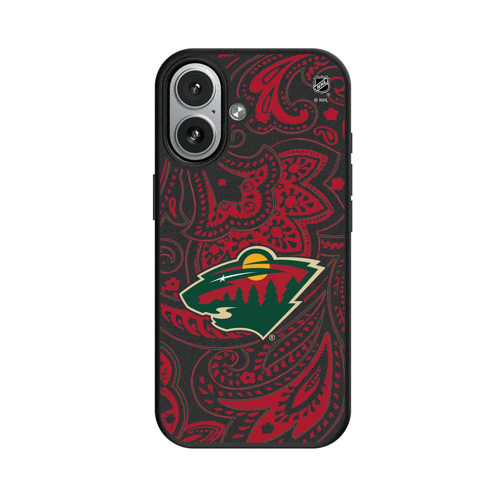 Minnesota Wild Paisley MagSafe Compatible Phone Case for Apple iPhone 7