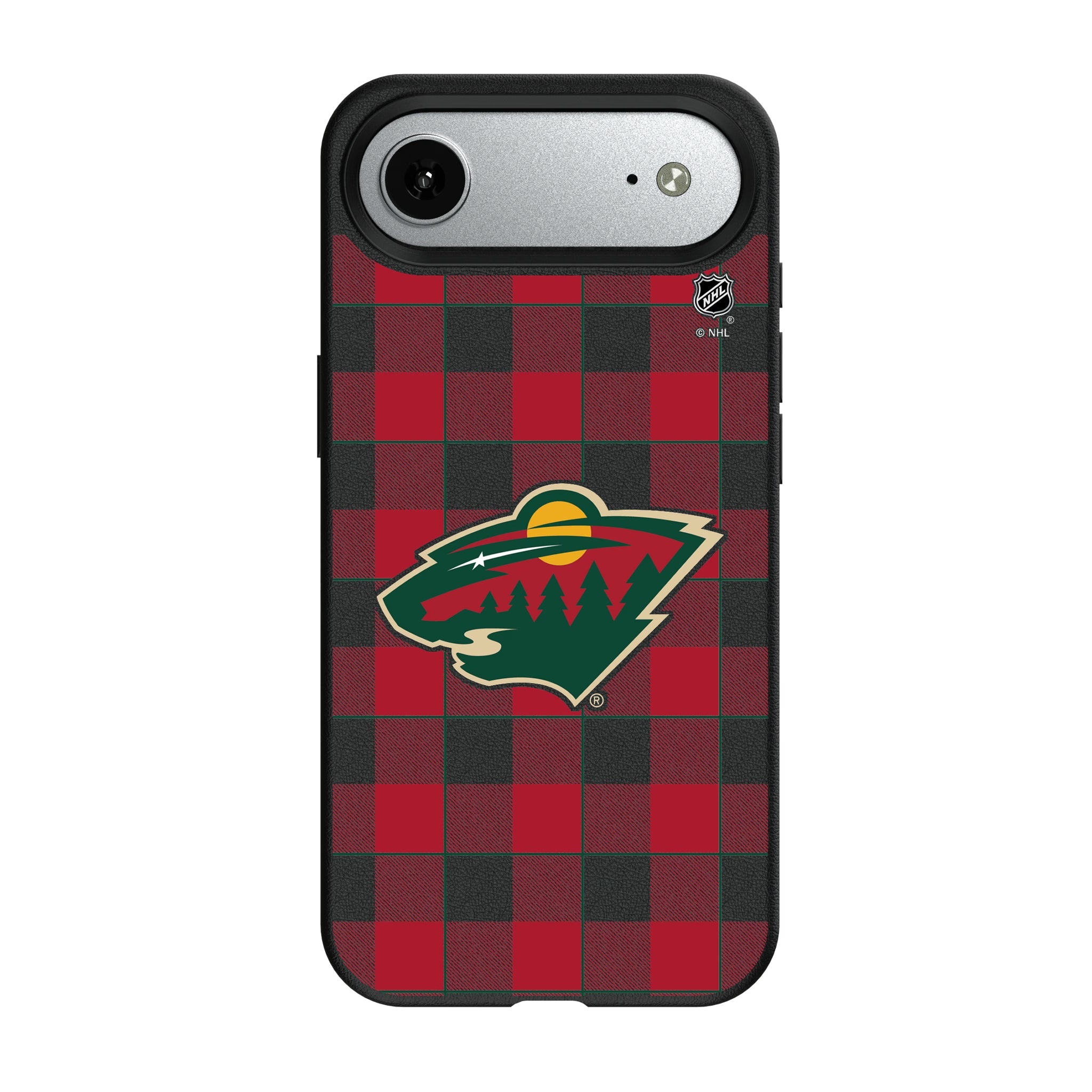 Minnesota Wild Plaid MagSafe Compatible Phone Case for Apple iPhone 8
