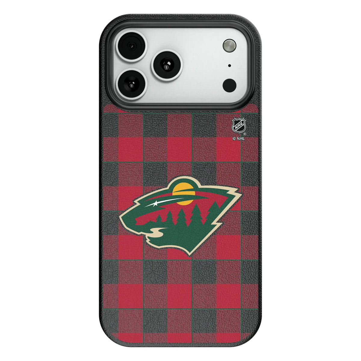 Minnesota Wild Plaid MagSafe Compatible Phone Case for Apple iPhone 11