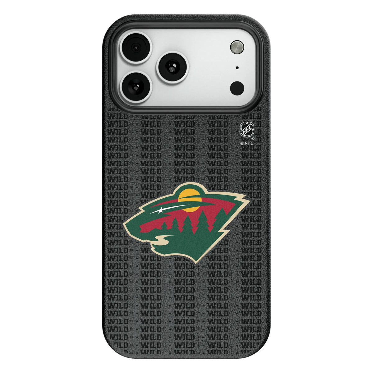 Minnesota Wild Text Backdrop MagSafe Compatible Phone Case for Apple iPhone 11