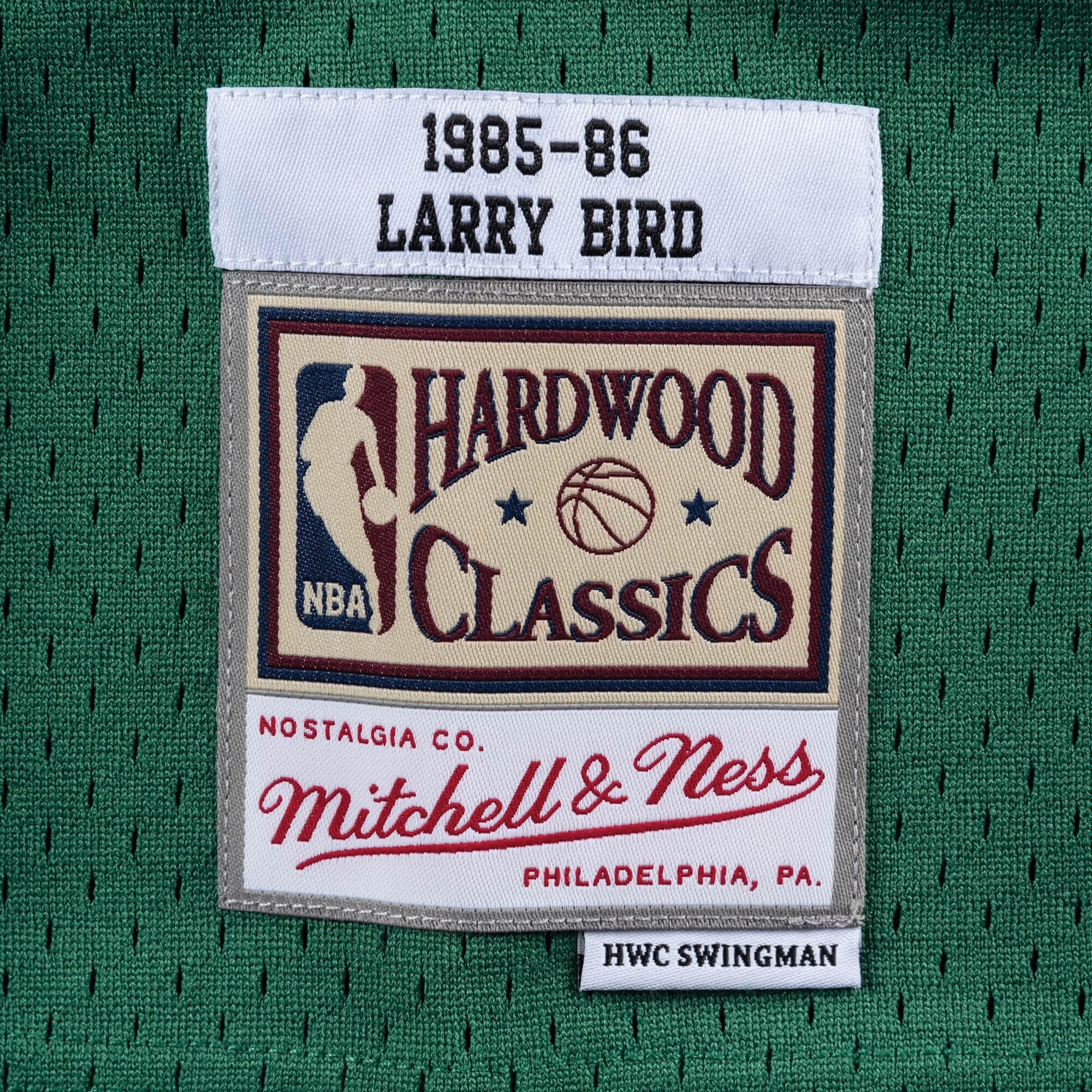 Boston Celtics - 85 Larry Bird Swingman Road Jersey 3