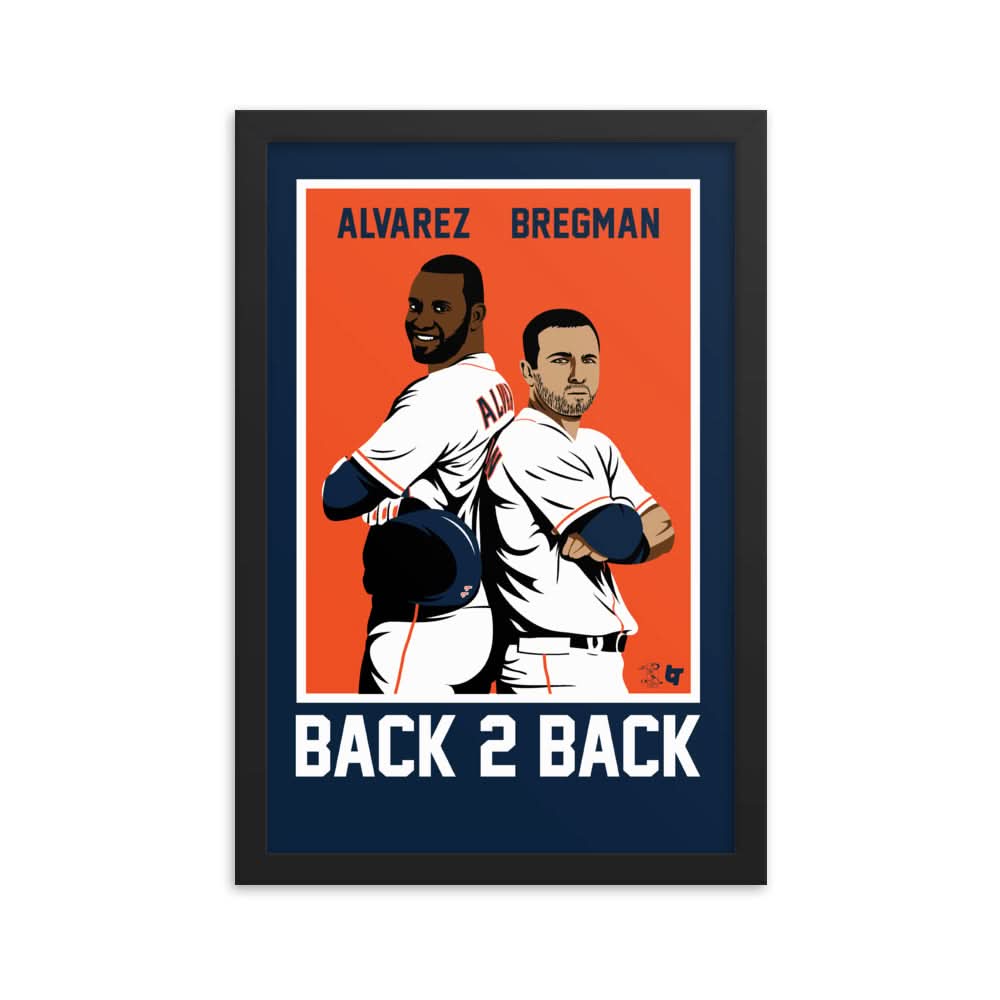 Alvarez/Bregman: Back 2 Back Framed Print 1