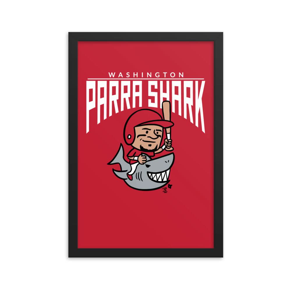 Parra Shark Framed Print 1