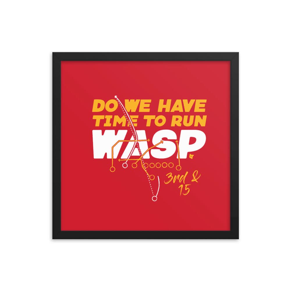 Run Wasp Framed Print 1