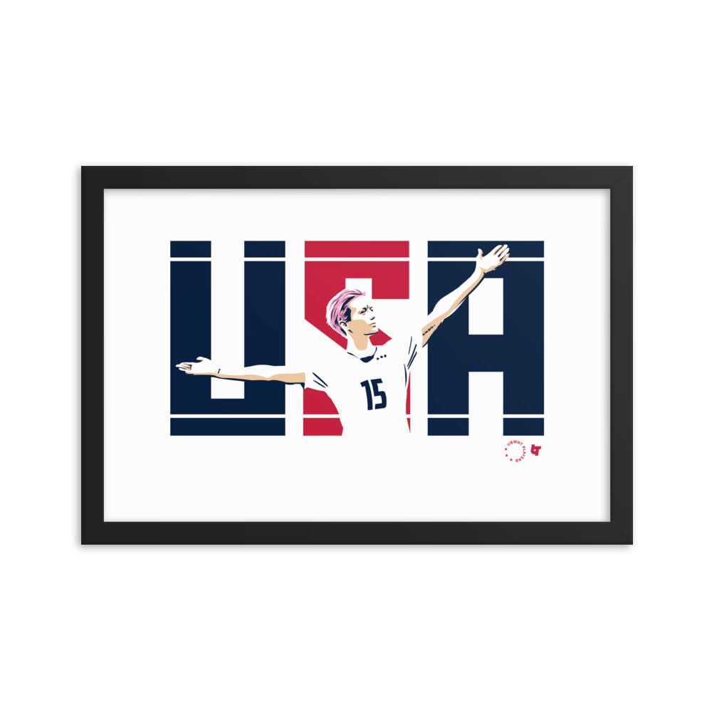 USA Rapinoe Framed Print 1