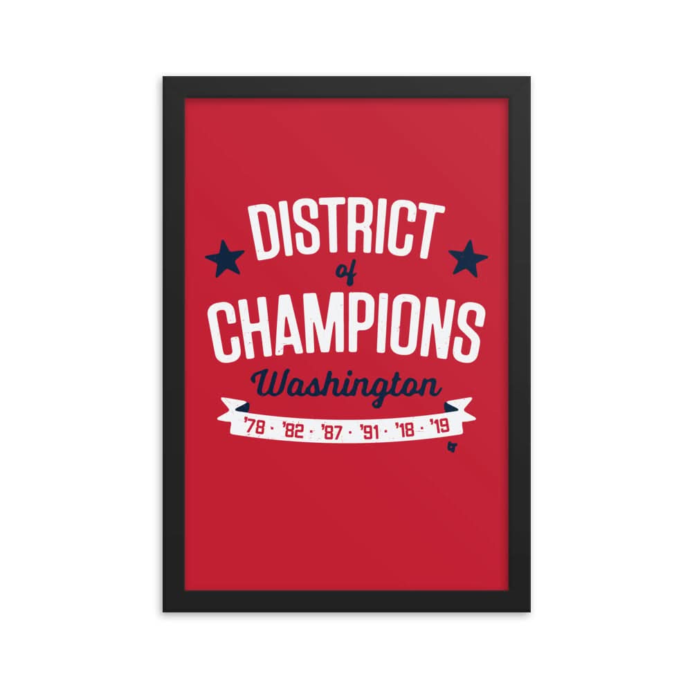 District Of Champions Framed Print 1