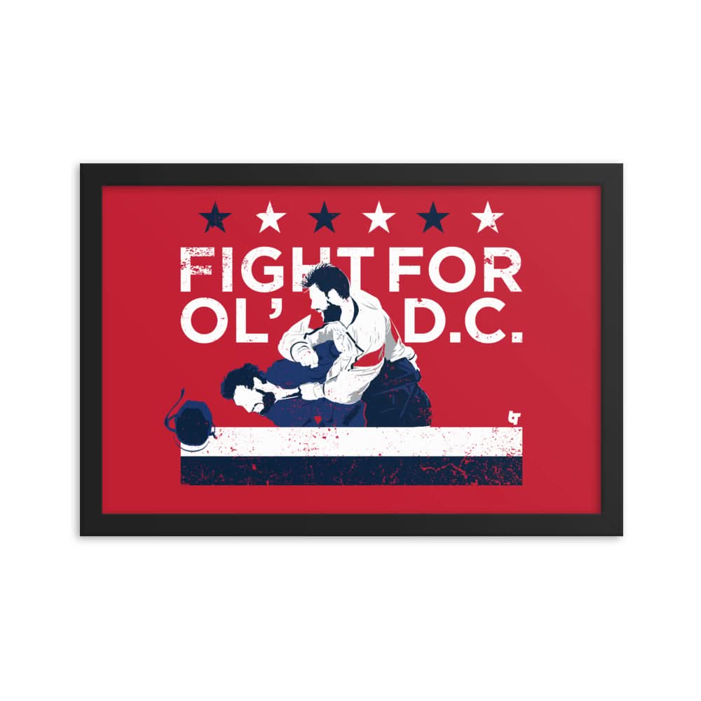Fight For Old D.C. Framed Print 1