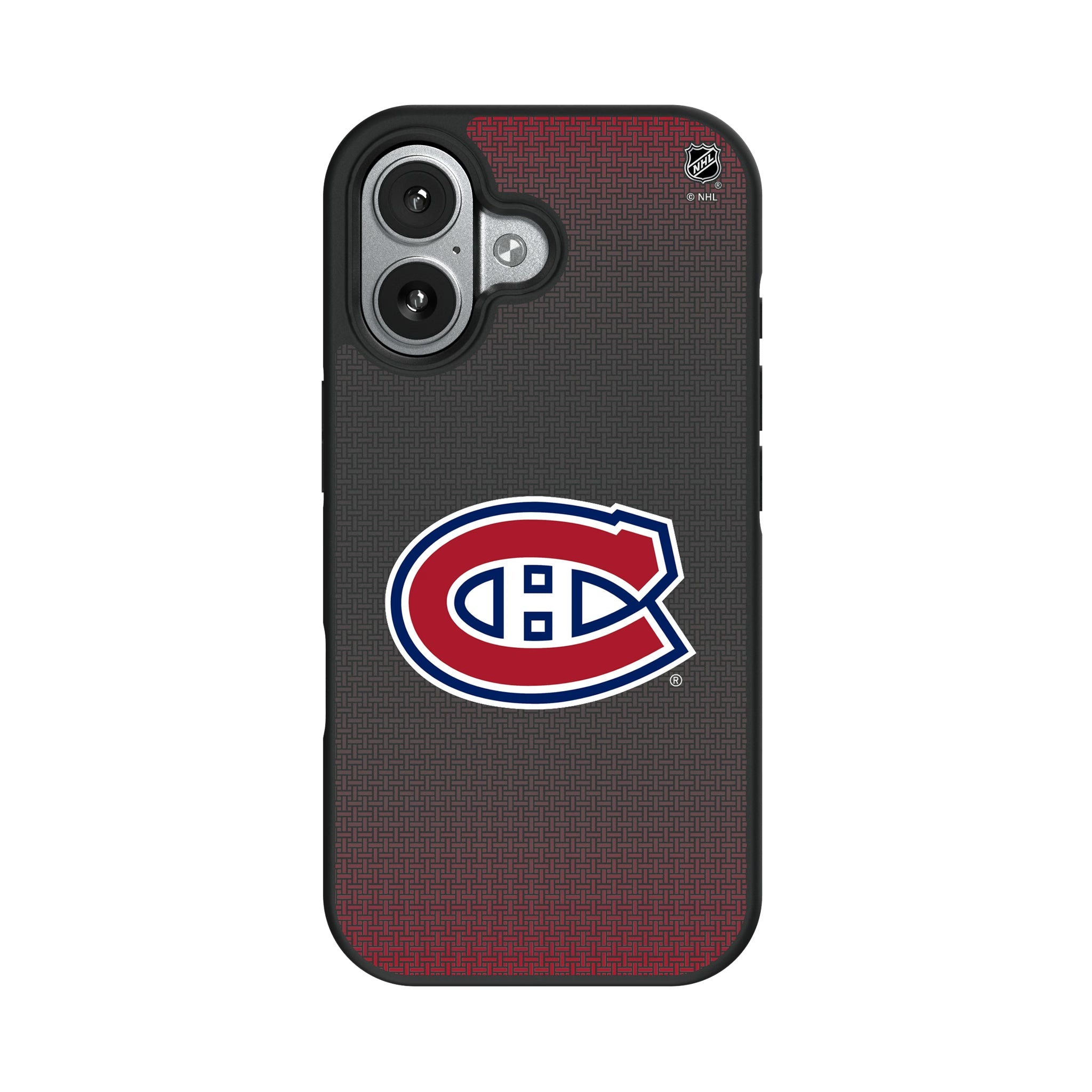 Montreal Canadiens Linen Bump Phone Case 8