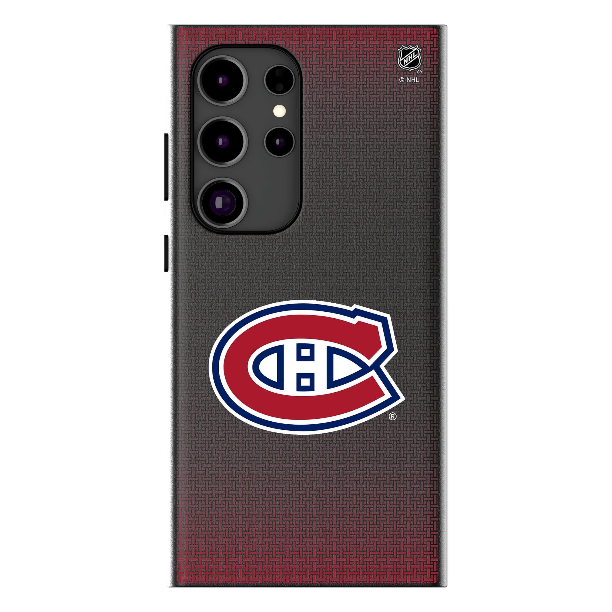 Montreal Canadiens Linen MagSafe Compatible Phone Case for Samsung Galaxy 12