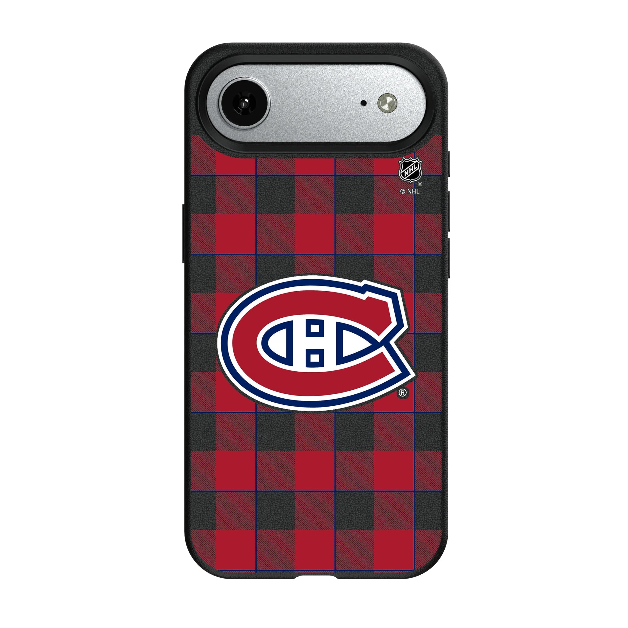 Montreal Canadiens Plaid MagSafe Compatible Phone Case for Apple iPhone 8