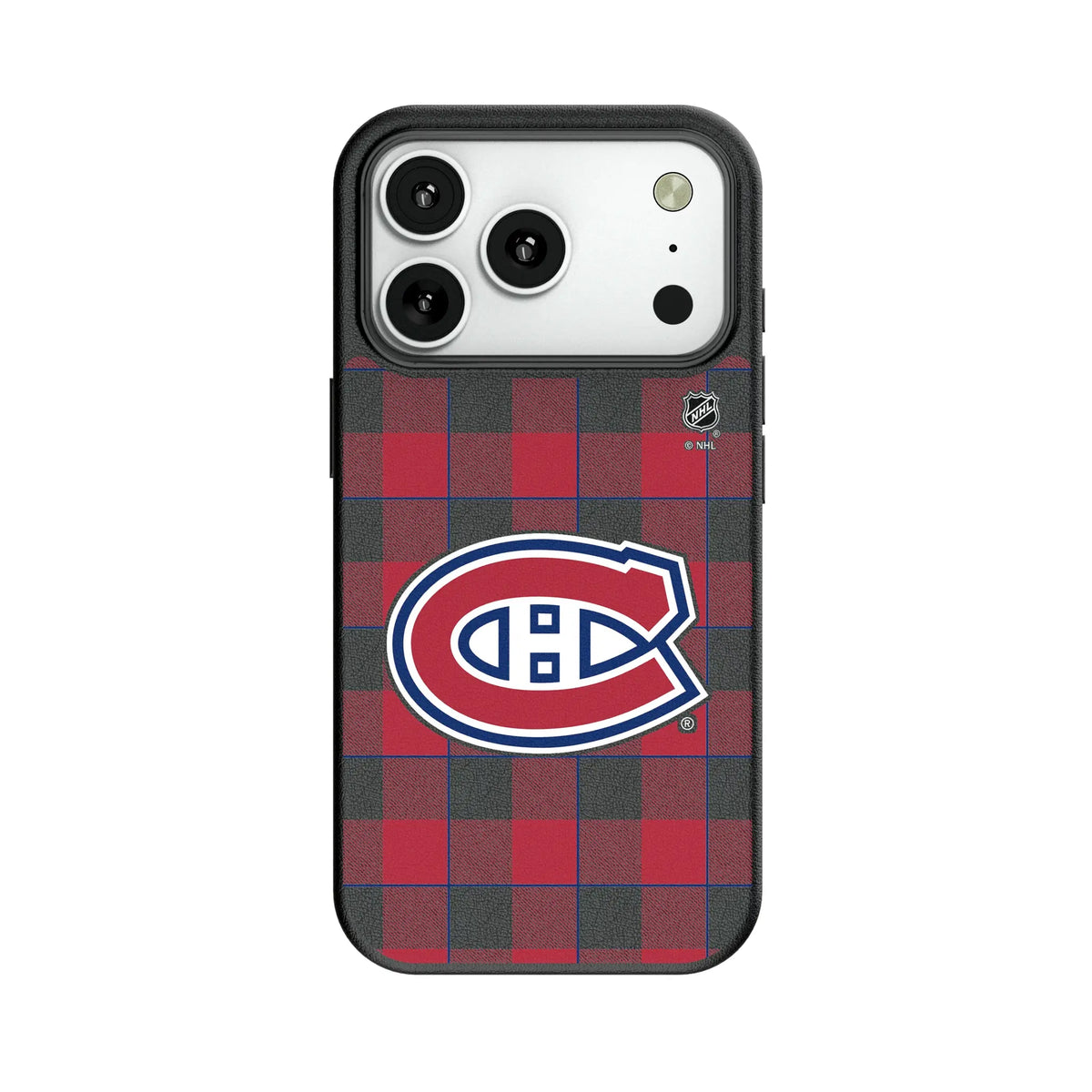 Montreal Canadiens Plaid MagSafe Compatible Phone Case for Apple iPhone 11