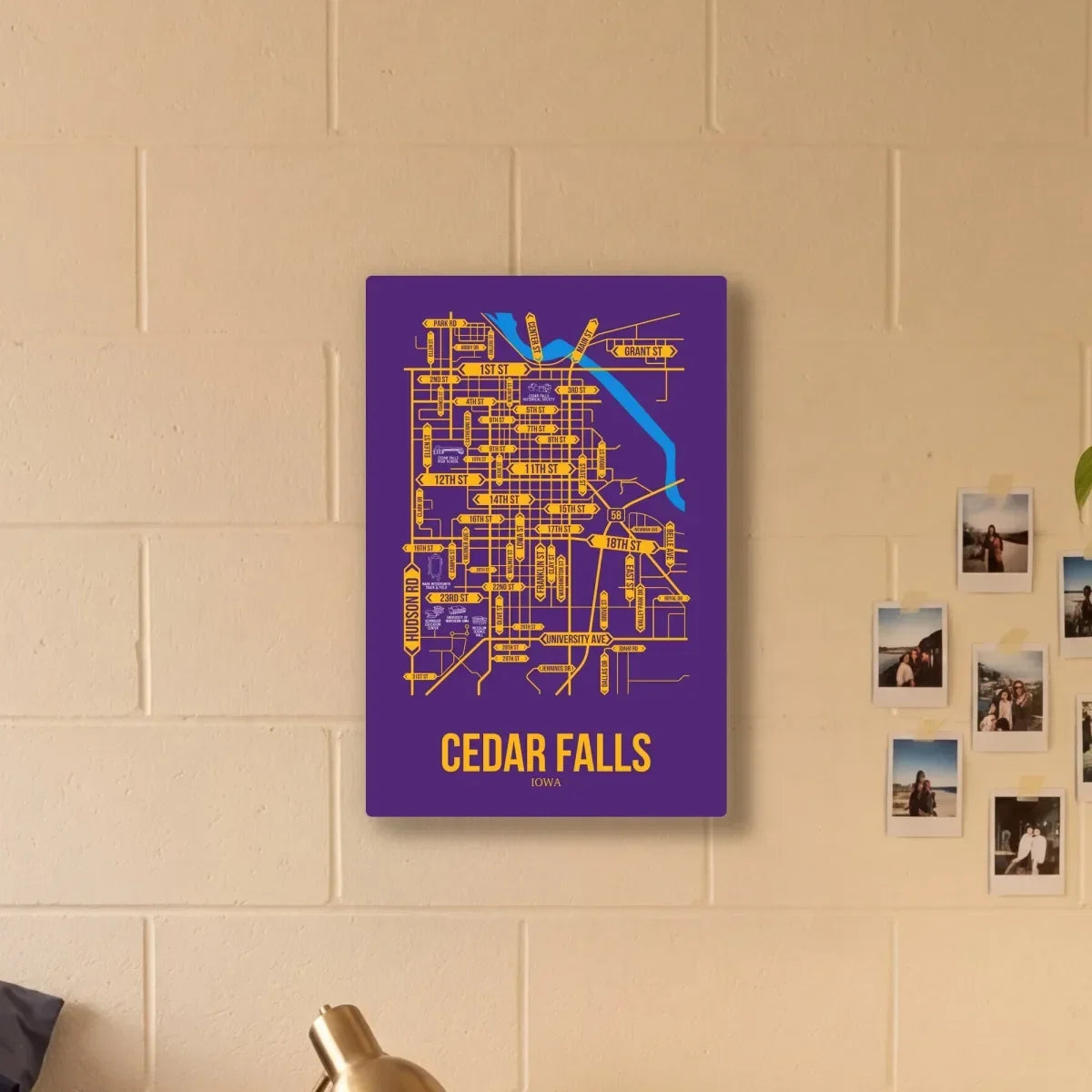 Cedar Falls, Iowa street map 4