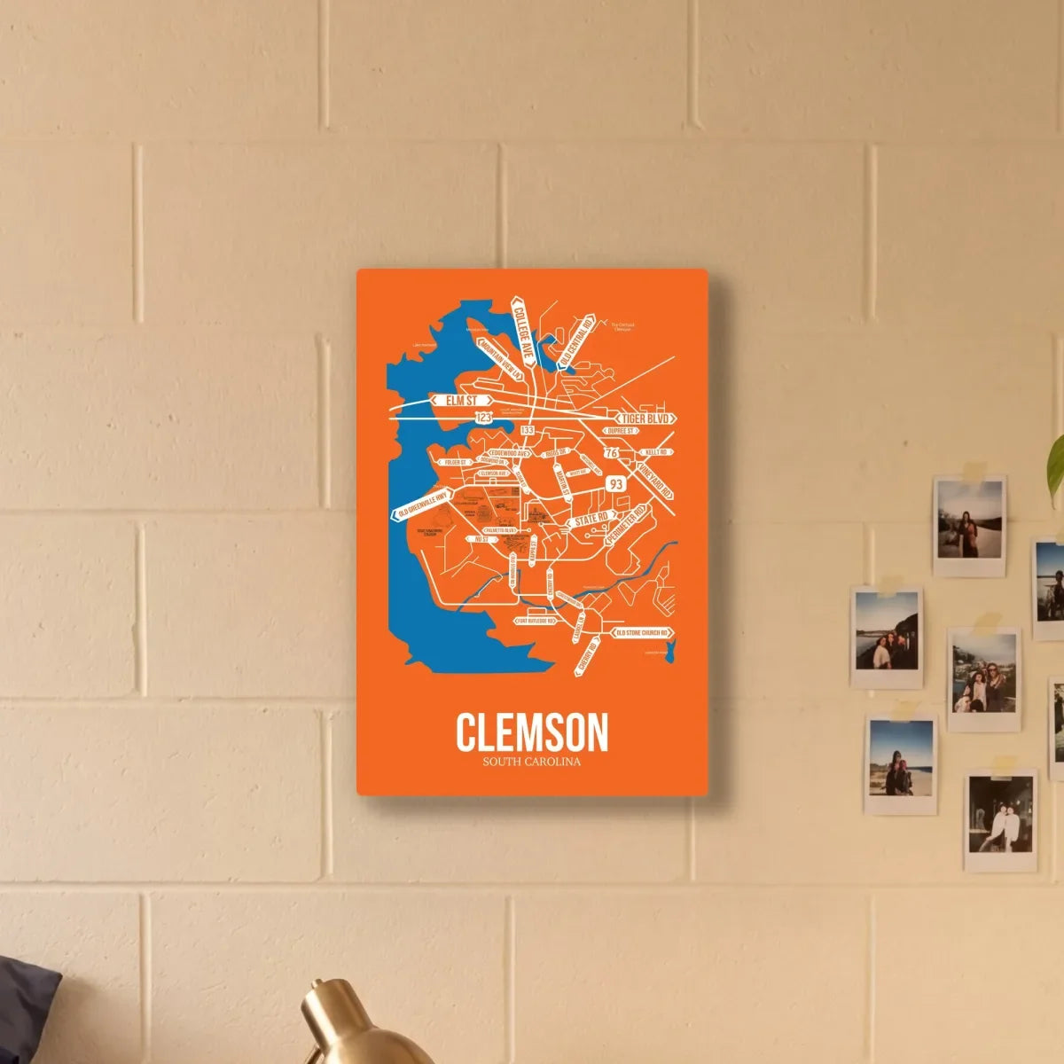 Clemson, South Carolina street map 4
