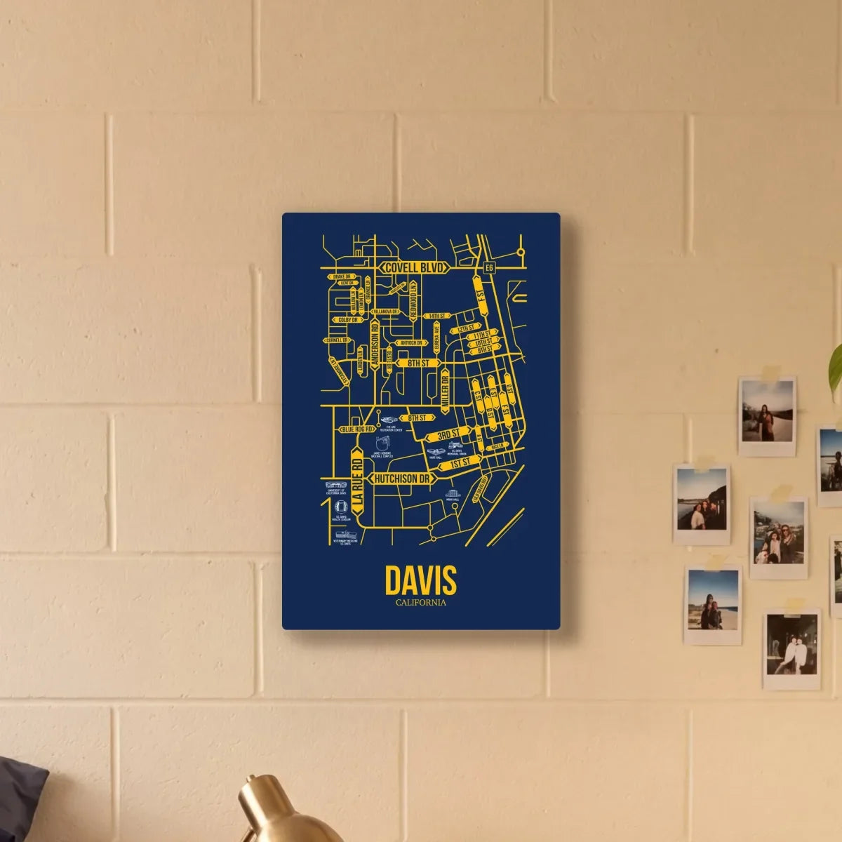 Davis, California street map 4