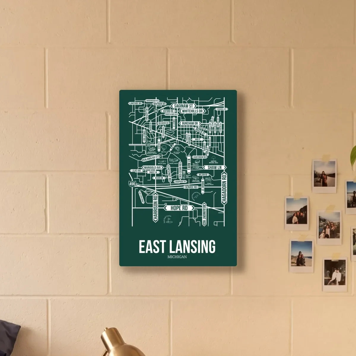 East Lansing, Michigan street map 4