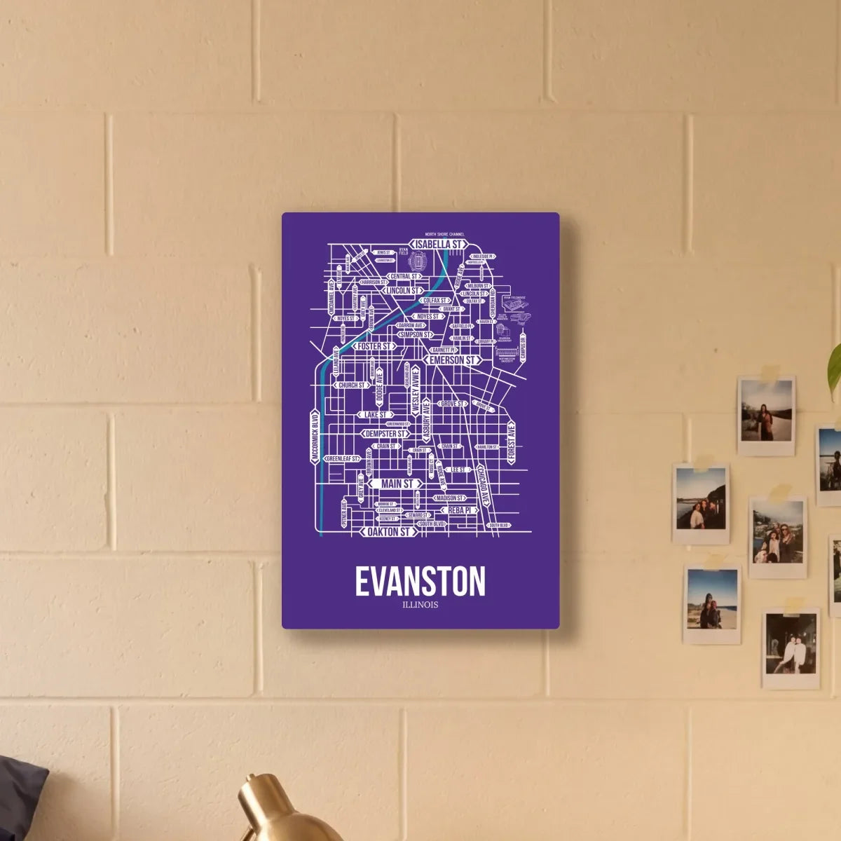 Evanston, Illinois street map 4