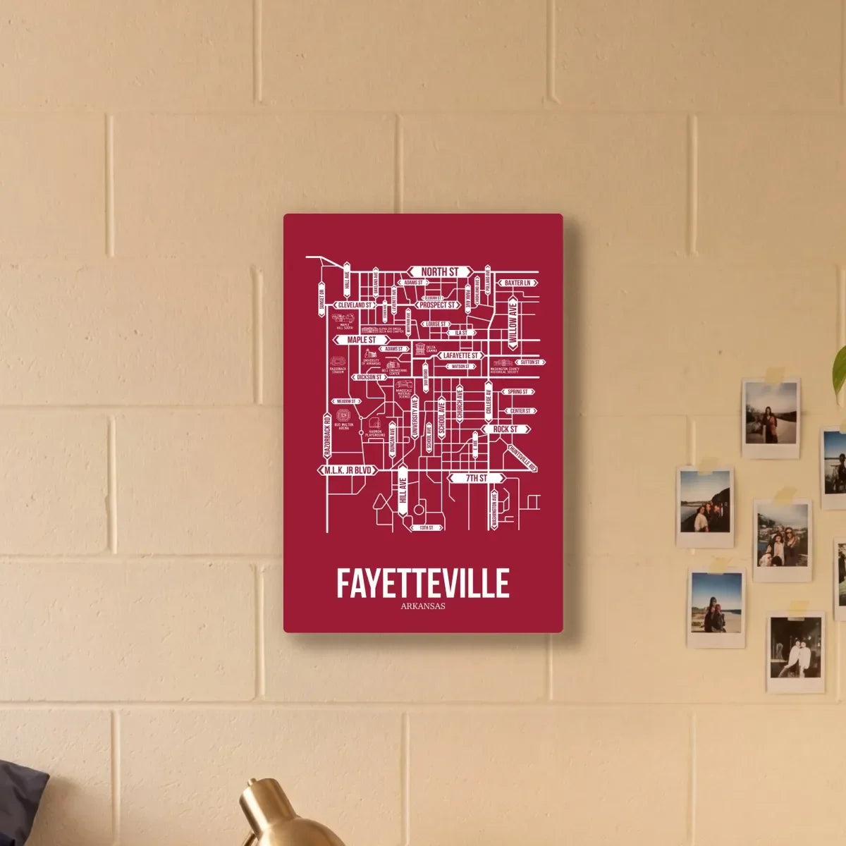 Fayetteville, Arkansas street map 4