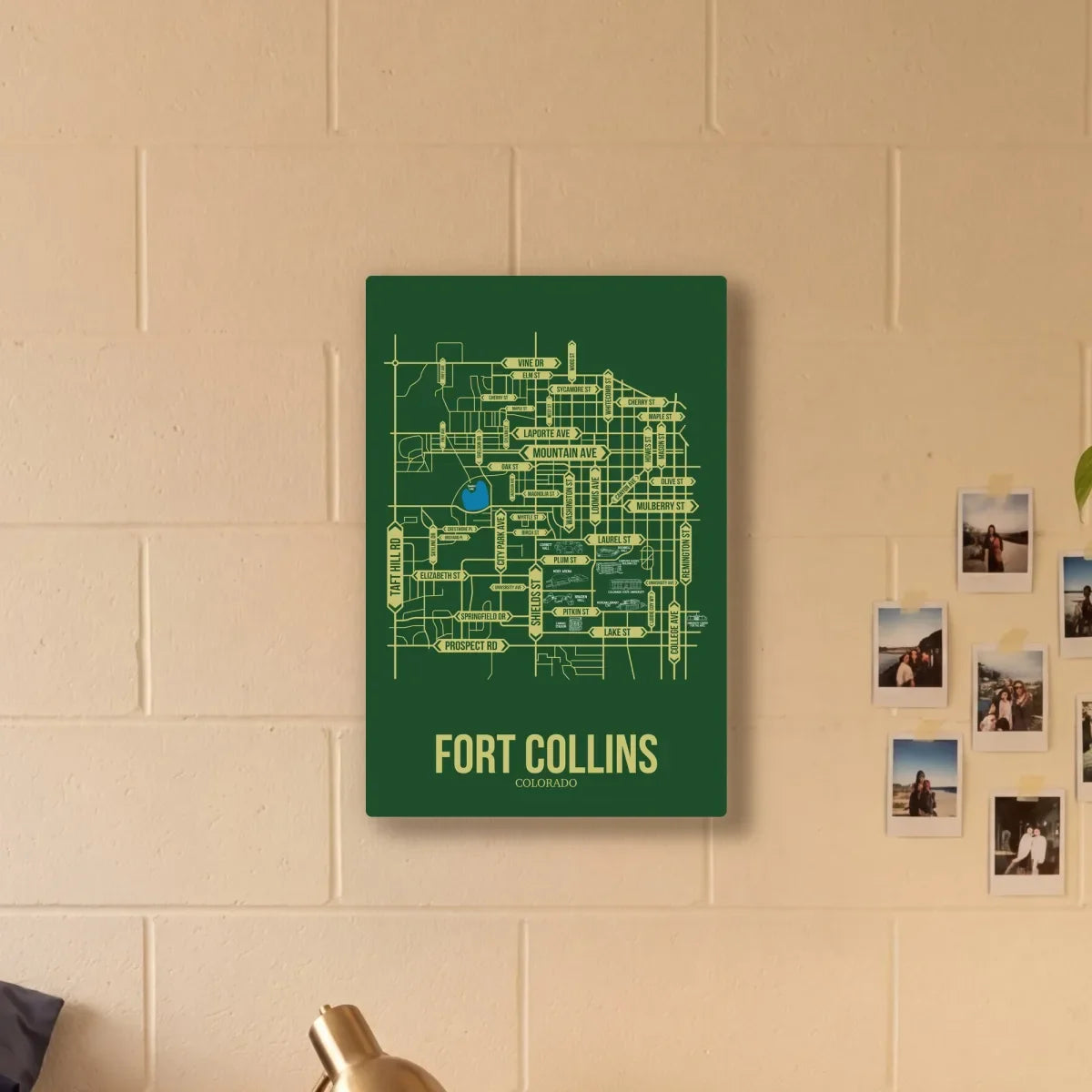 Fort Collins, Colorado street map 4