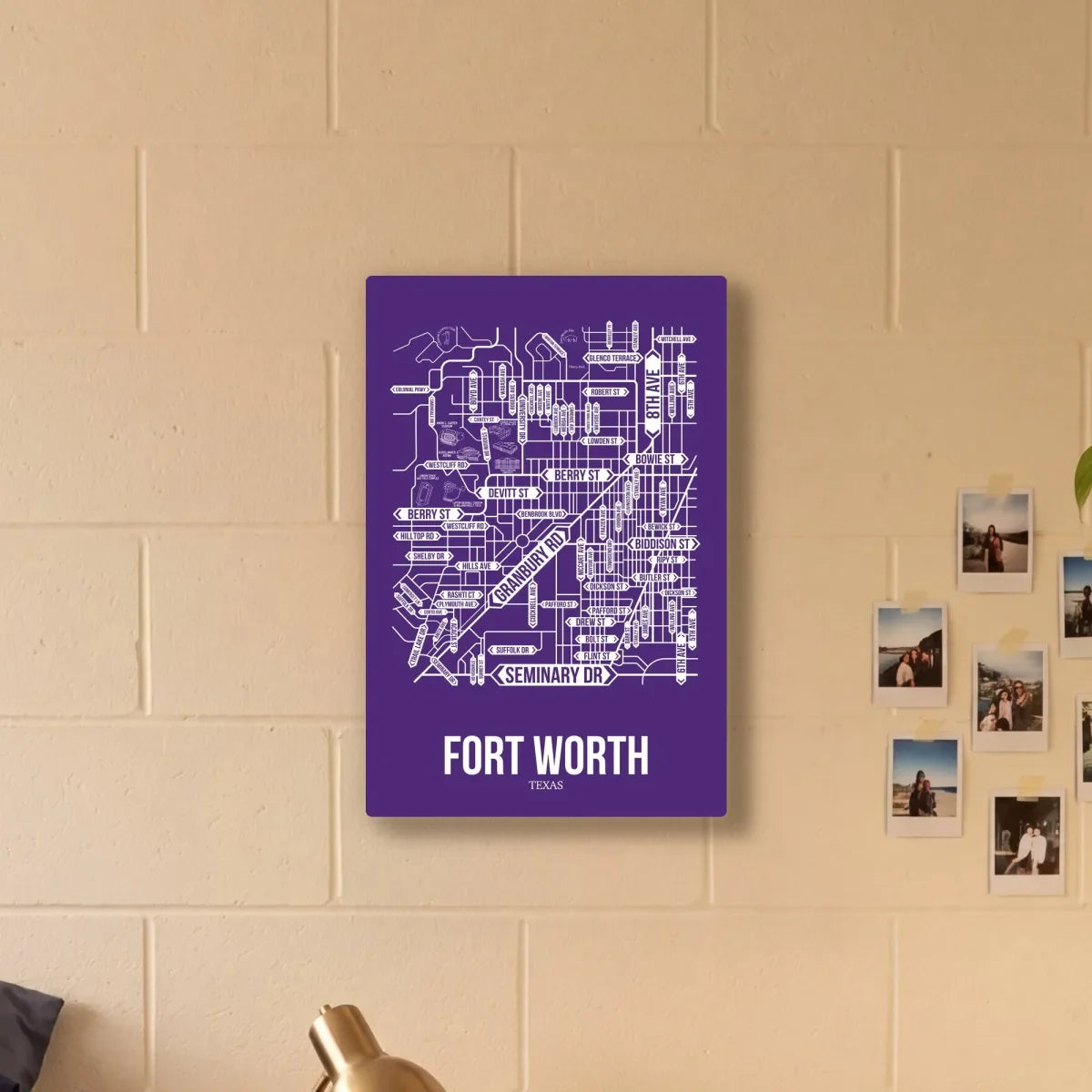 Fort Worth, Texas street map 4
