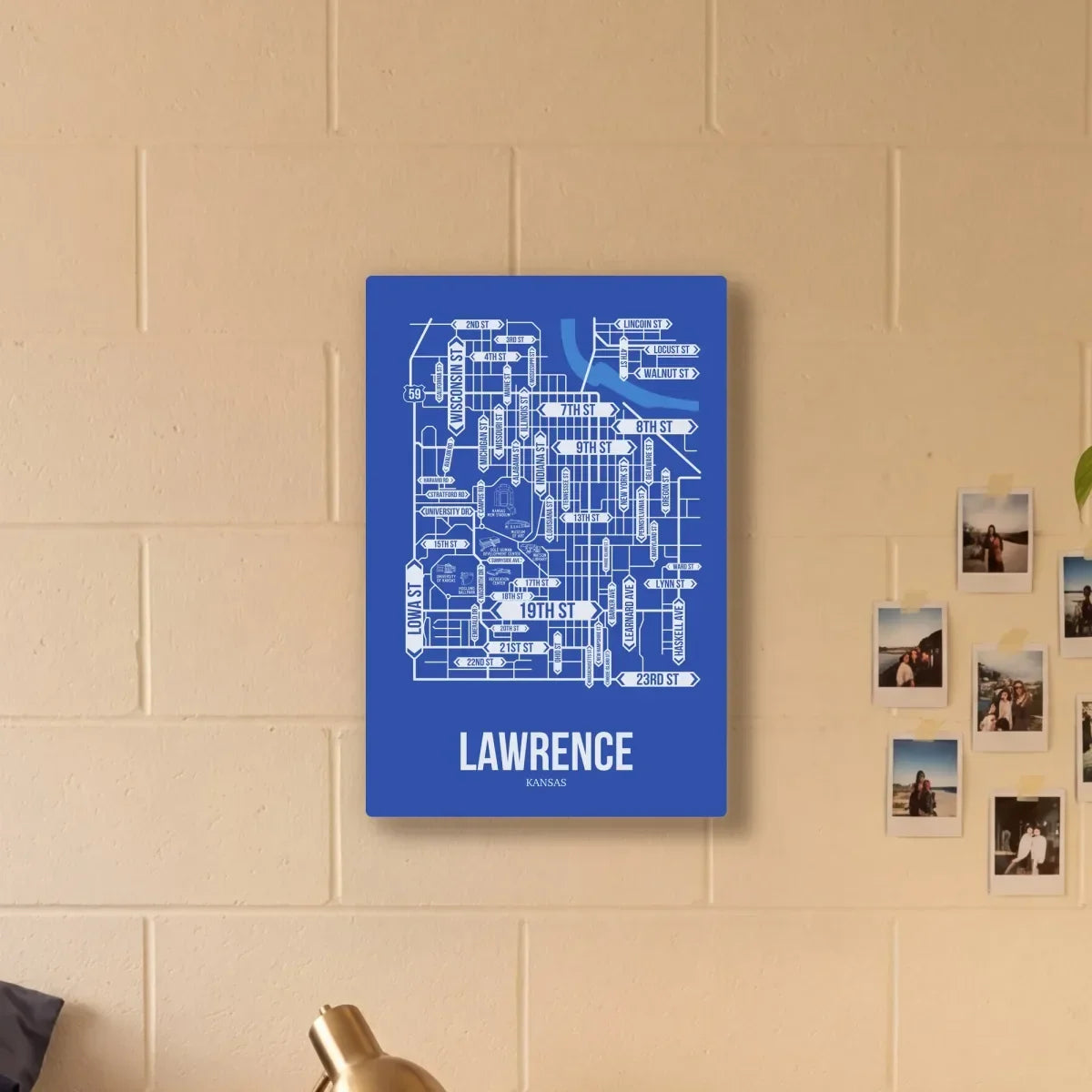 Lawrence, Kansas street map 4