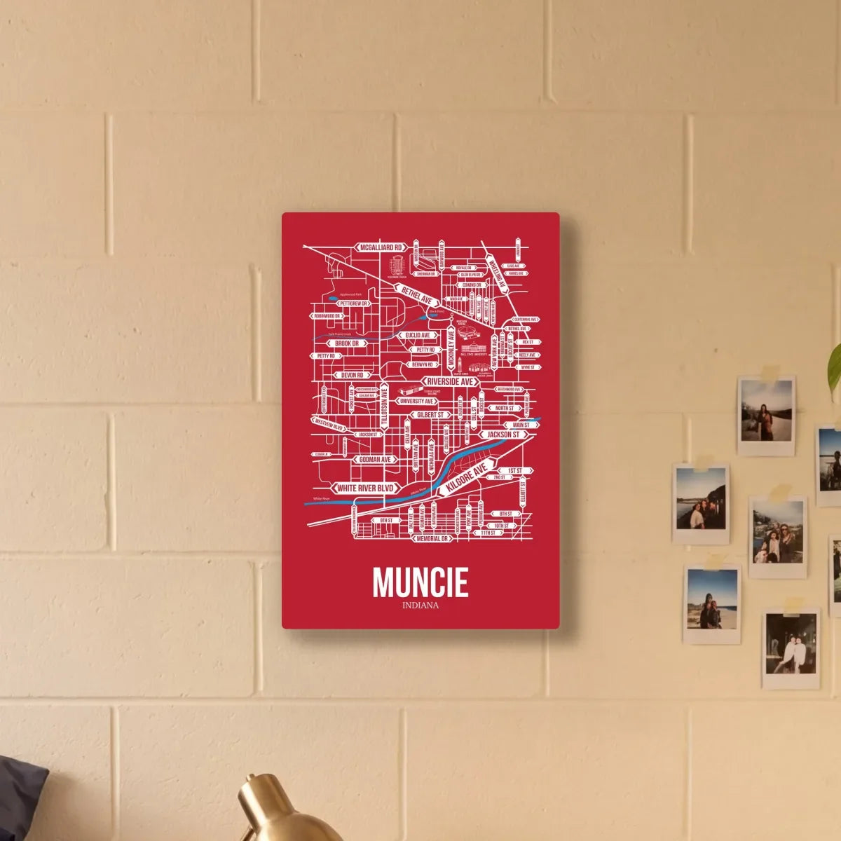Muncie, Indiana street map 4