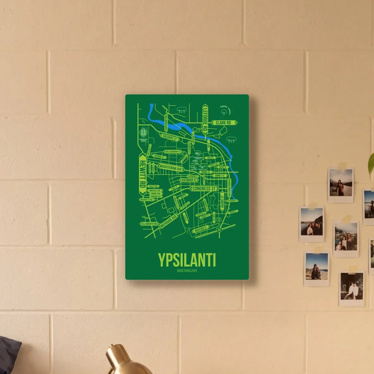 Ypsilanti, Michigan street map 4