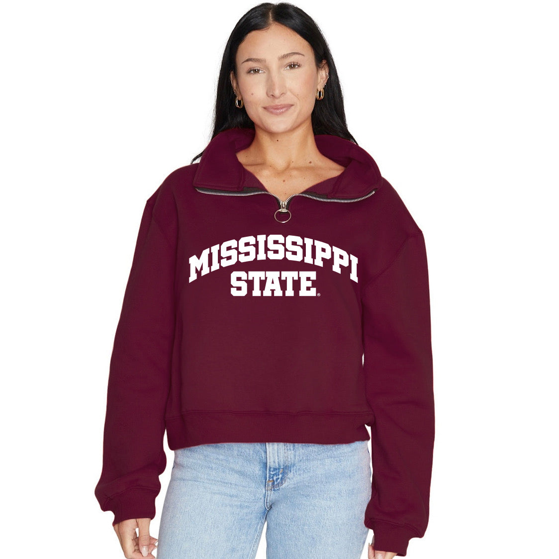 Mississippi State Quarter Zip Sweatshirt | lojobands