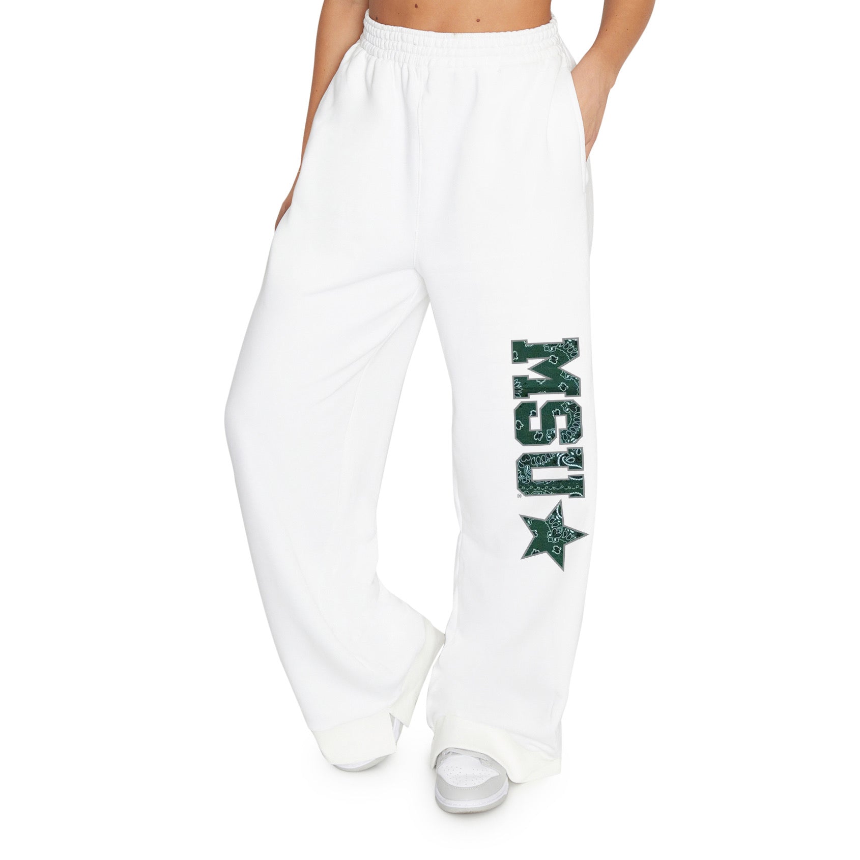 Michigan State Bandana Flare Sweatpants | lojobands
