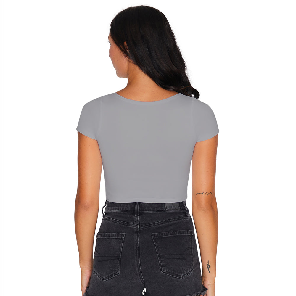 Michigan State Gray Babydoll Tee | lojobands