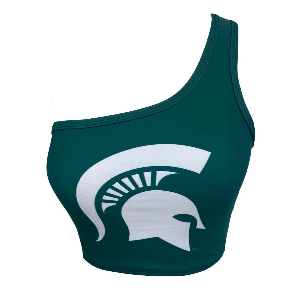 Michigan State Green One Shoulder Top | lojobands 8