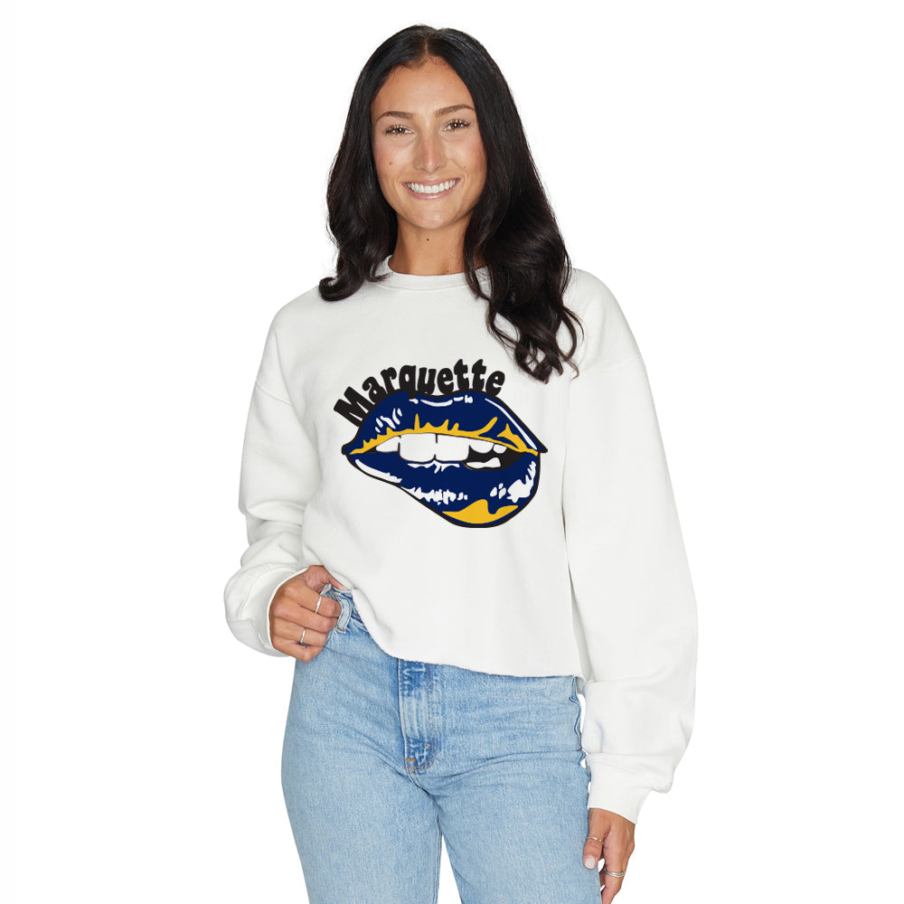 Marquette Lips Crewneck | lojobands
