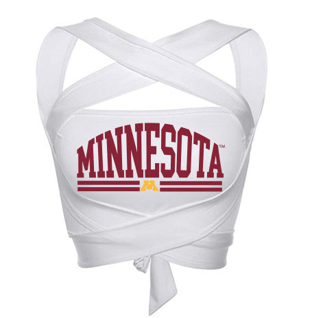 Minnesota White Multi Way Bandeau Top | lojobands 4