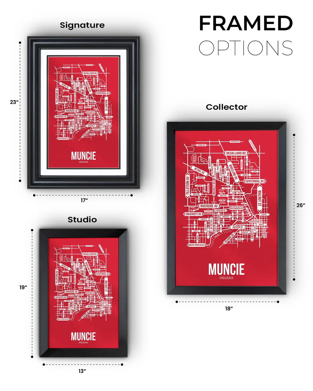 Muncie, Indiana street map 15