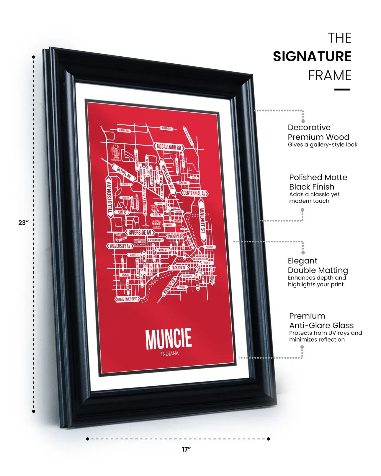 Muncie, Indiana street map 14