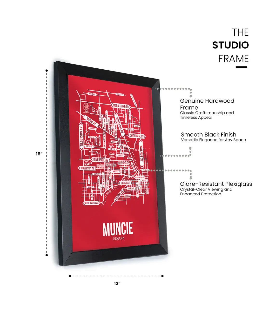 Muncie, Indiana street map 11